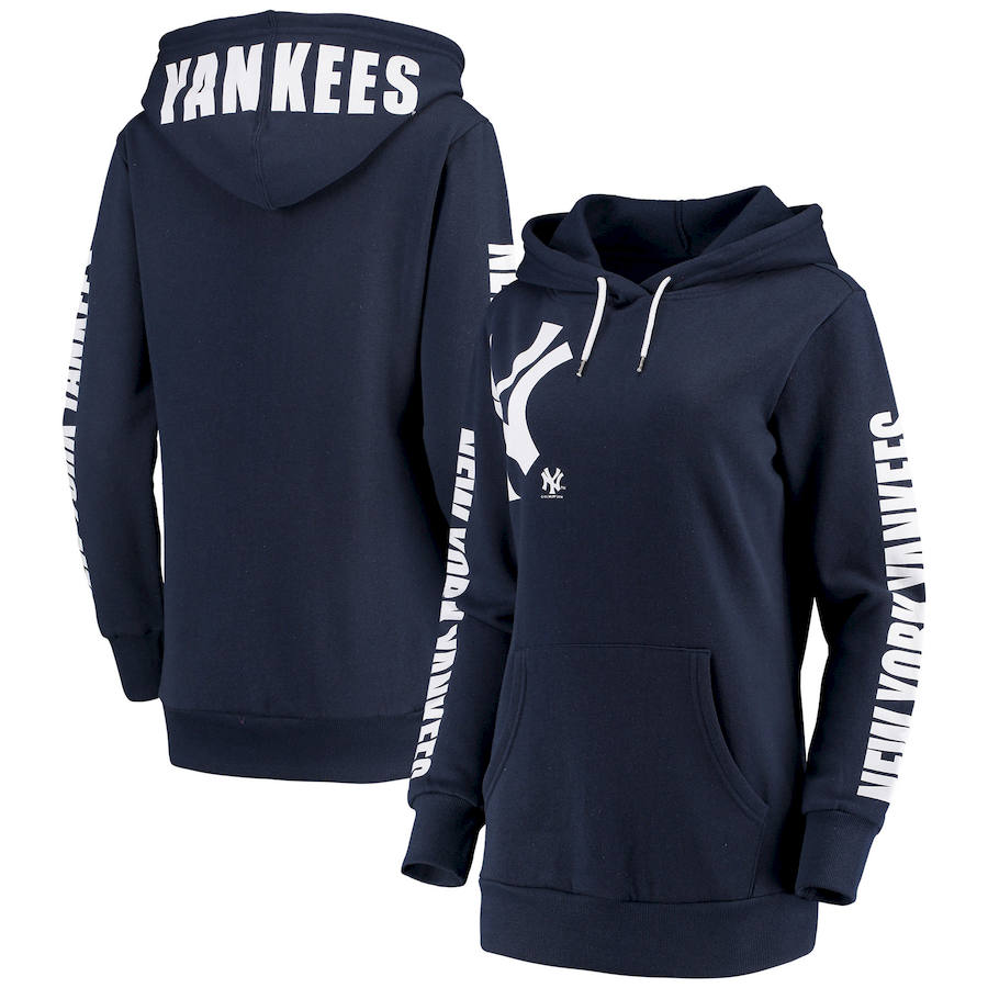 Women New York Yankees G III 4Her by Carl Banks 12th Inning Pullover Hoodie Navy,We sell and wholesale Women New York Yankees G III 4Her by Carl Banks 12th Inning Pullover Hoodie Navy on line form chian!